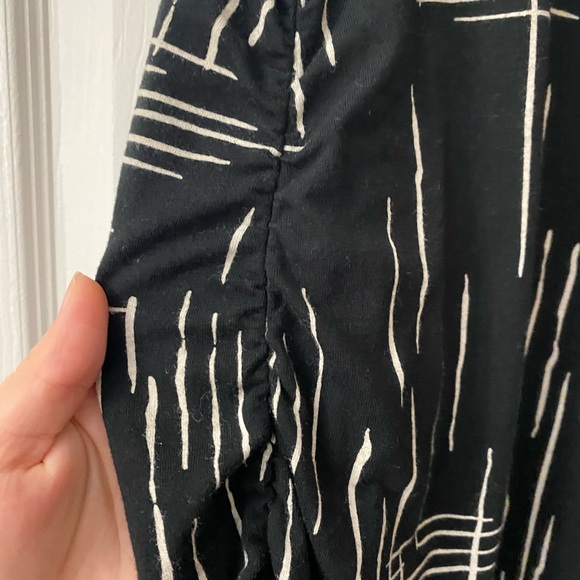 Black and cream maxi maternity dress - Picture 4 of 4